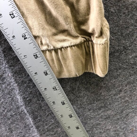 Abercrombie Kids Boys 15/16 Chino Jogger Pants Beige Pull On Drawstring - Picture 5 of 7